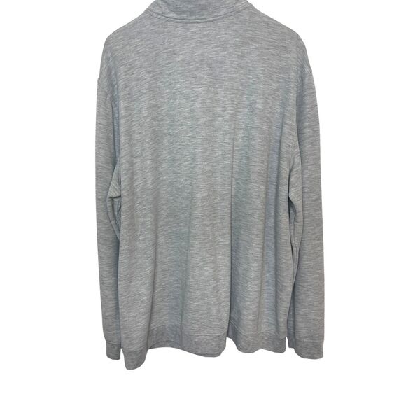 George 1/4‎ Zip Men's Gray Pullover Size 3XL - Picture 2 of 9
